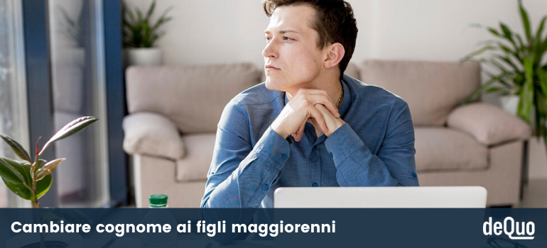 cambiare cognome figlio maggiorenne