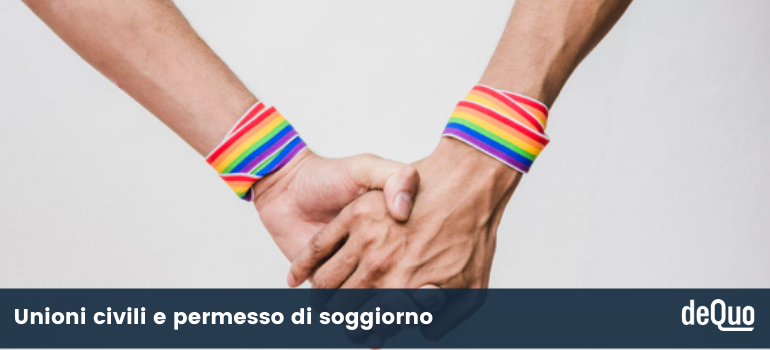 unioni civili e permesso di soggiorno