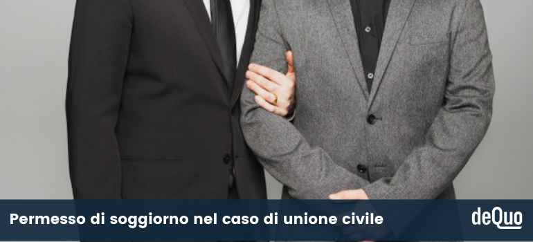 unioni civili e permesso di soggiorno