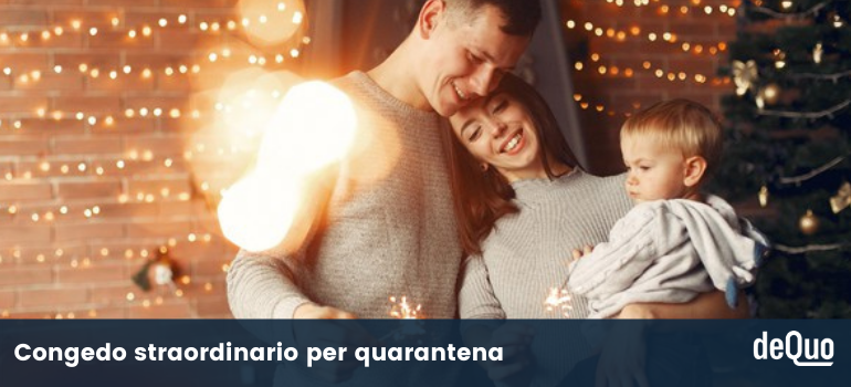 congedo straordinario per quarantena