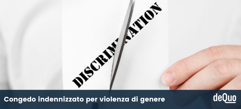congedo donne vittime violenza di genere