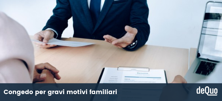 congedo per gravi motivi familiari 