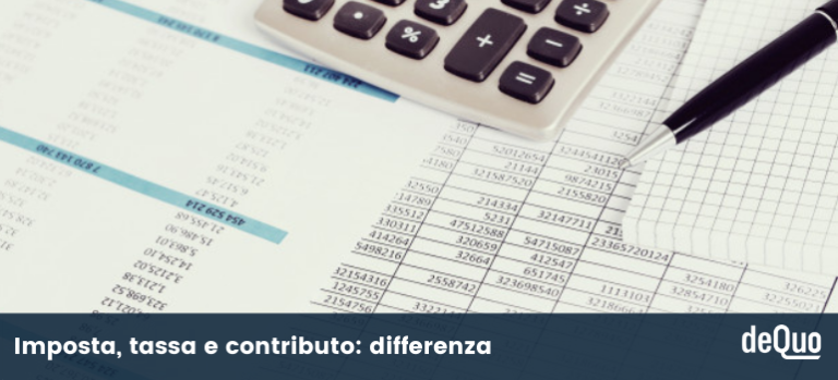 Che differenza c'è tra imposte, tasse e contributi
