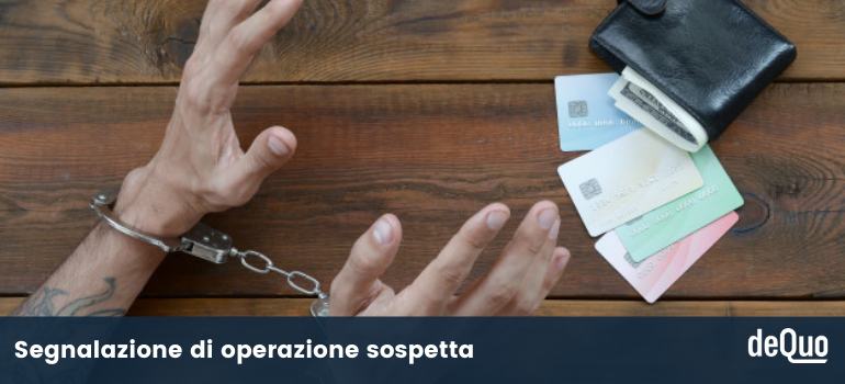 segnalazione operazione sospetta