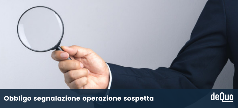 segnalazione operazione sospetta