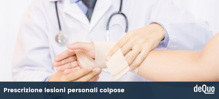 lesioni personali colpose