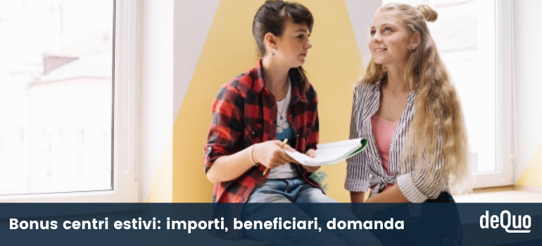 bonus centri estivi