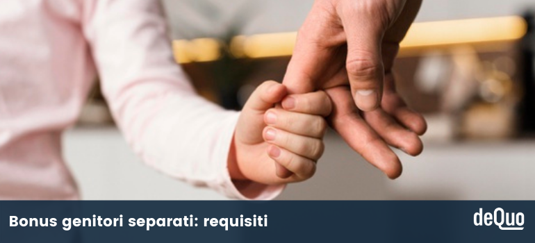 bonus genitori separati