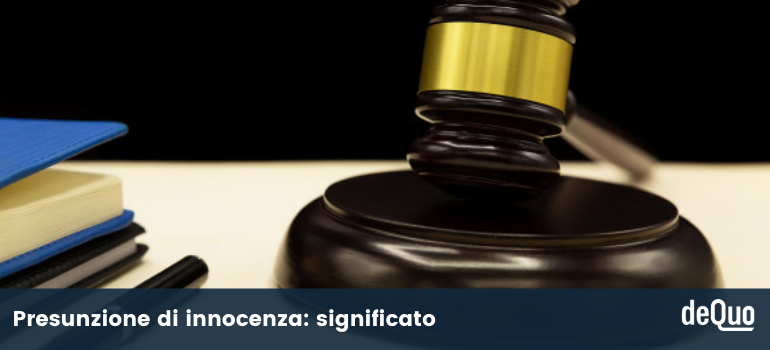 presunzione di innocenza