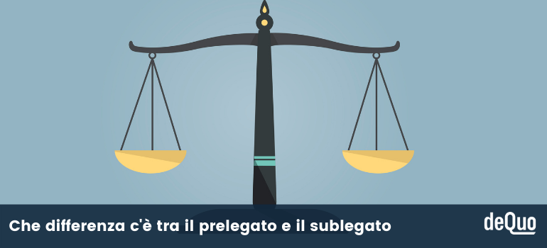 prelegato e sublegato