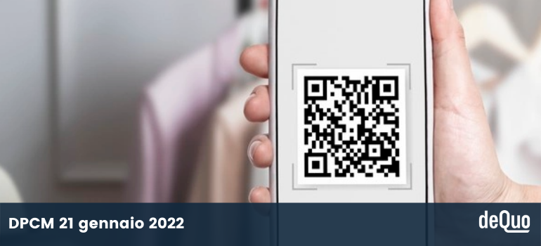 DPCM 21 gennaio 2022