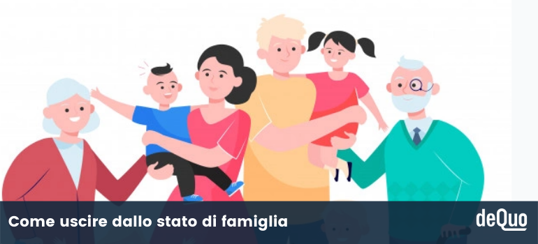 come uscire dallo stato di famiglia