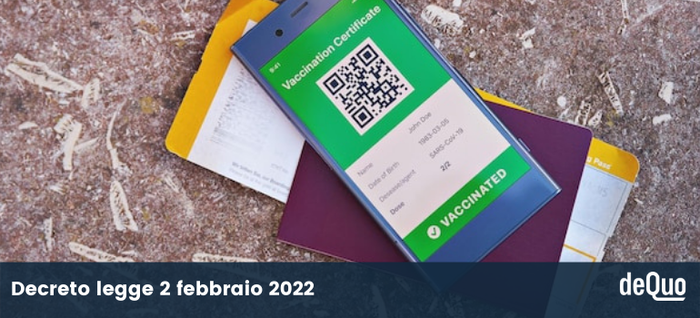 decreto legge 2 febbraio 2022 1