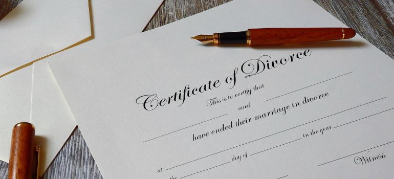 certificato di divorzio internazionale