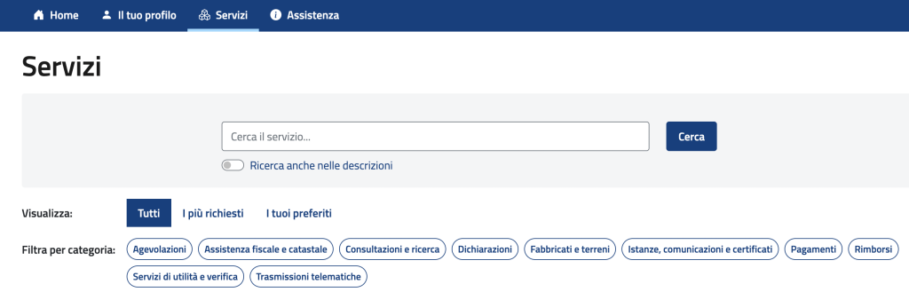 cassetto fiscale agenzia delle entrate