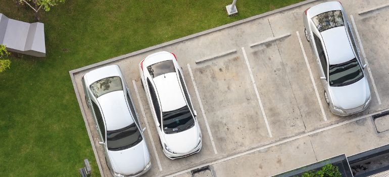 zona residenziale parcheggio
