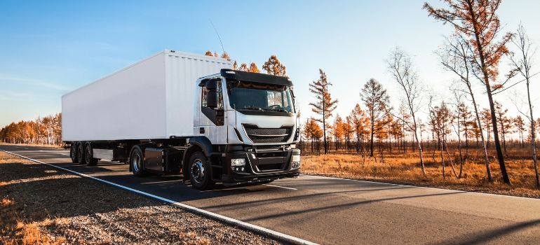 camion in autostrada