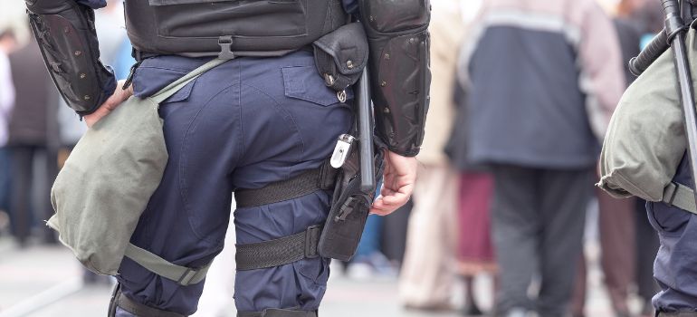 che ruolo assumono i poliziotti in Italia