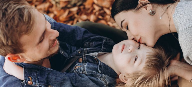 coppia non sposata con figli