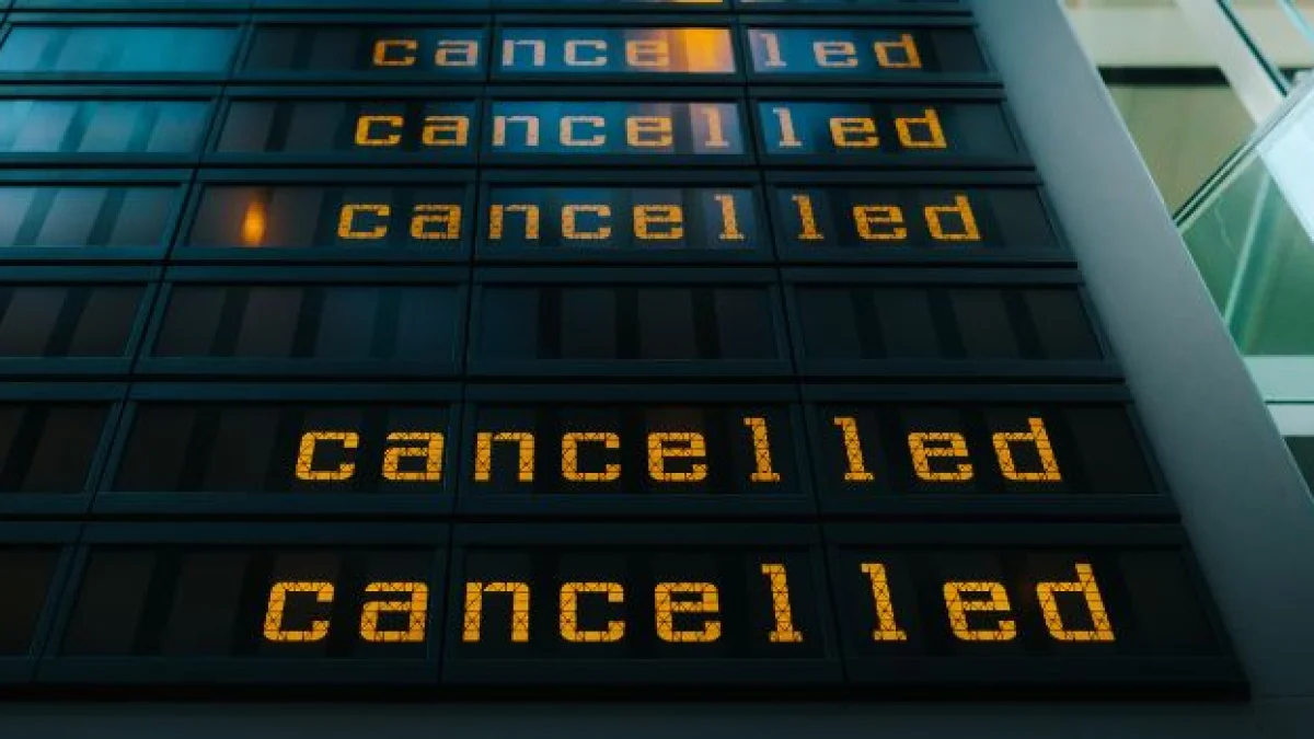 volo cancellato