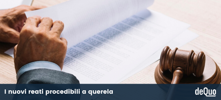 Reati perseguibili d'ufficio: quali sono e il significato